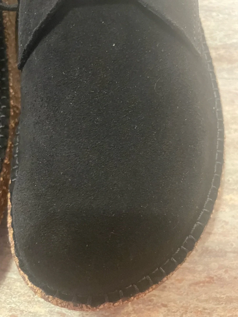 Birkenstock, Gary  Black Suede  Shoe men's size 9, ladies size 11, Eu size42 NIB